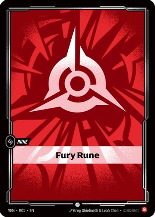 Image of Fury Rune (R01) - Vendetta