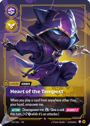 Image of Kennen - Heart of the Tempest (155/166) - Vendetta Foil