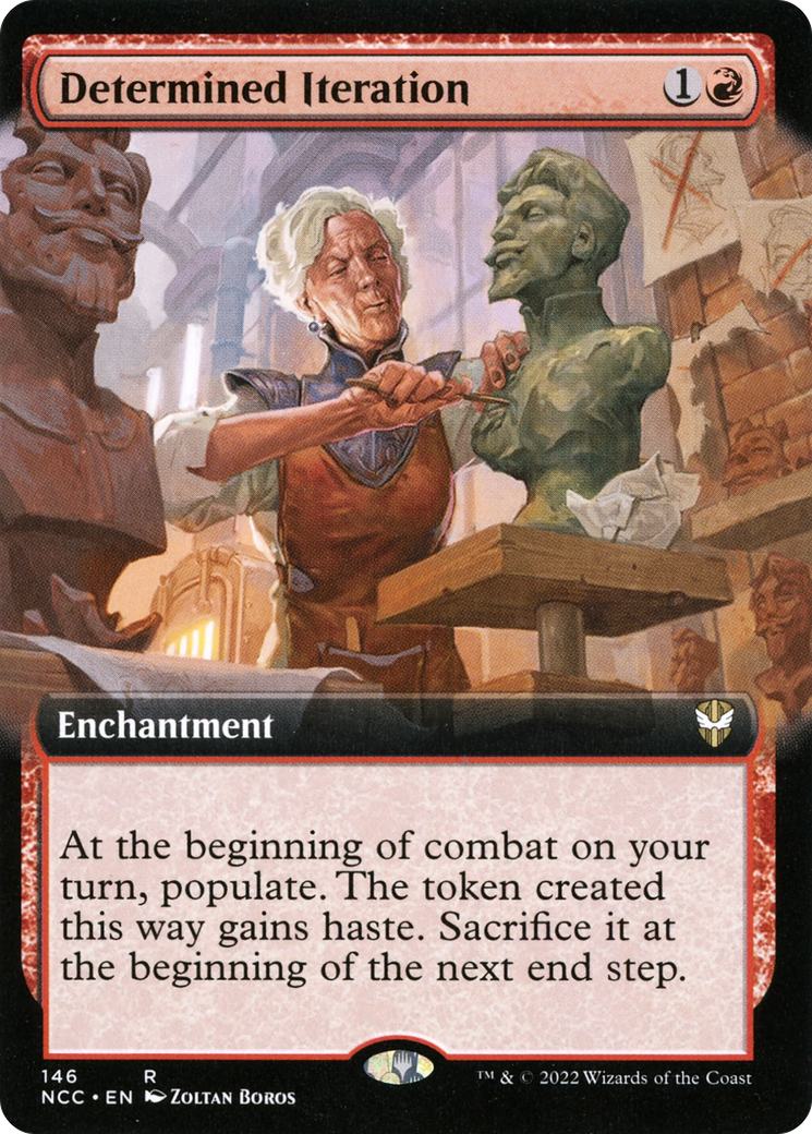 Image of Determined Iteration (Extended Art) [Streets of New Capenna Commander]