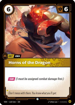 Image of Horns of the Dragon (118/166) - Vendetta