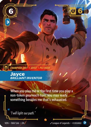 Image of Jayce - Brilliant Inventor (068/166) - Vendetta Foil