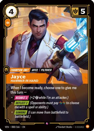 Image of Jayce - Hammer in Hand (088/166) - Vendetta Foil