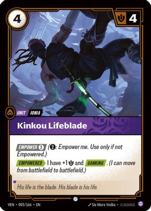 Image of Kinkou Lifeblade (093/166) - Vendetta