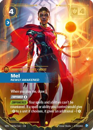 Image of Mel - Newly Awakened (Alternate Art) (069a/166) - Vendetta Foil