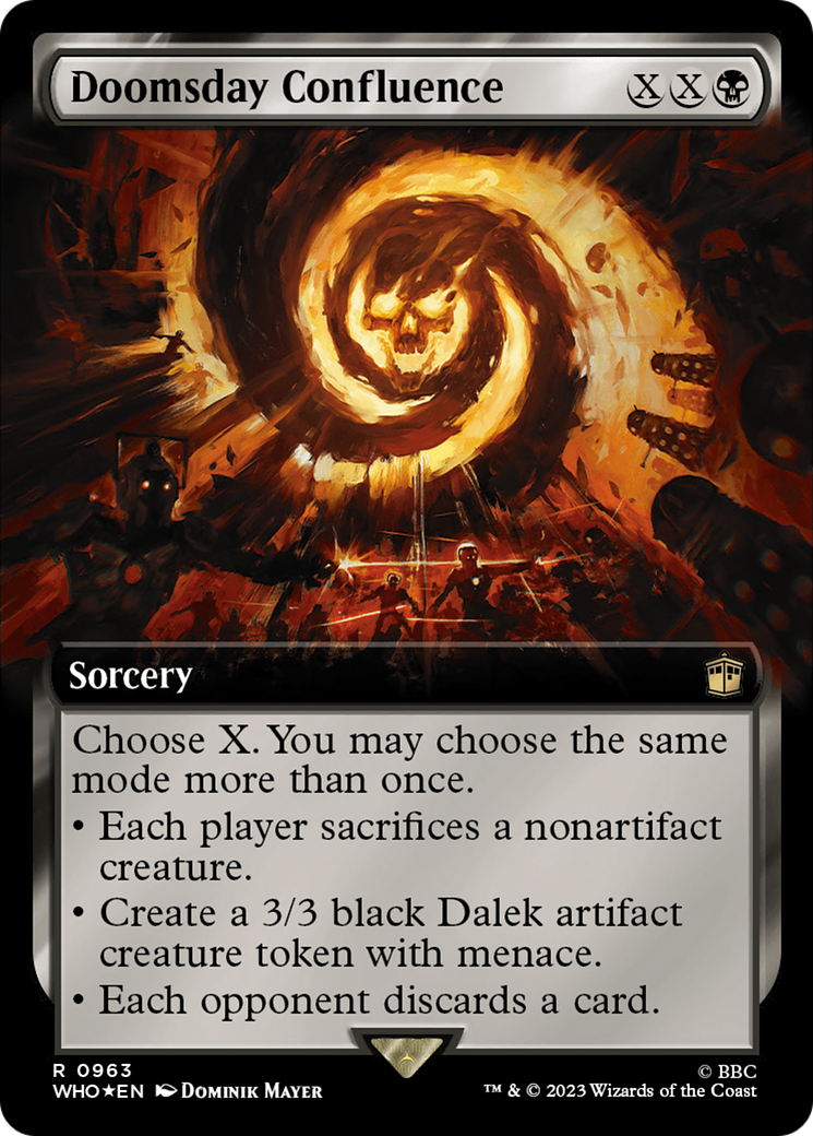 Image of Doomsday Confluence (Extended Art) (Surge Foil) [Doctor Who]