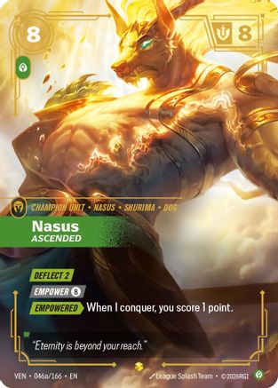 Image of Nasus - Ascended (Alternate Art) (046a/166) - Vendetta Foil