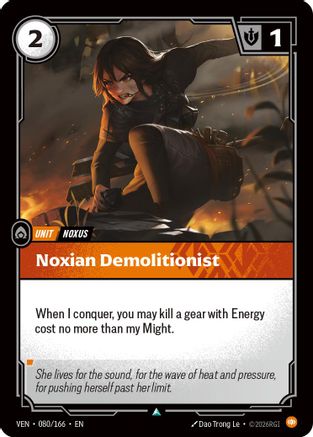 Image of Noxian Demolitionist (080/166) - Vendetta