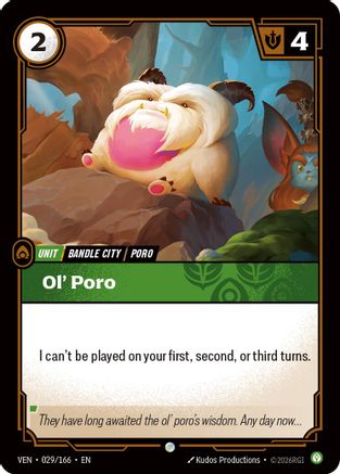 Image of Ol' Poro (029/166) - Vendetta