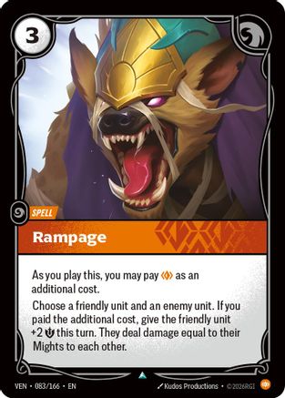 Image of Rampage (083/166) - Vendetta