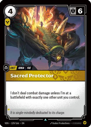 Image of Sacred Protector (129/166) - Vendetta