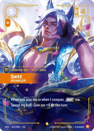 Image of Sett - Brawler (SP4/006) - Vendetta Foil