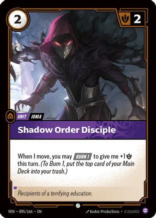 Image of Shadow Order Disciple (095/166) - Vendetta