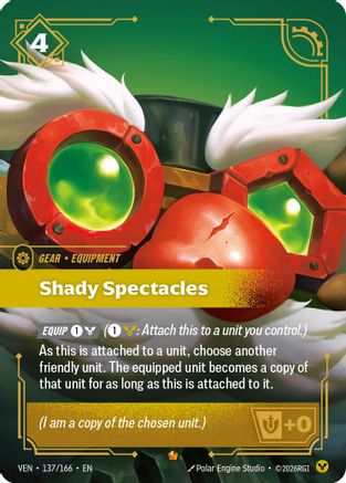 Image of Shady Spectacles (137/166) - Vendetta Foil