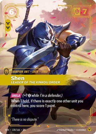 Image of Shen - Leader of the Kinkou Order (138/166) - Vendetta Foil