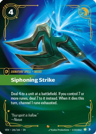 Image of Siphoning Strike (146/166) - Vendetta Foil