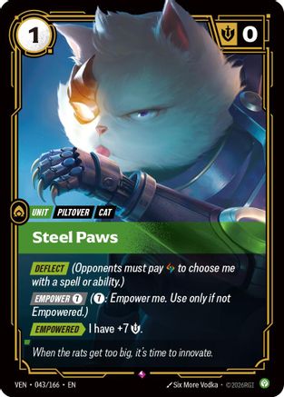 Image of Steel Paws (043/166) - Vendetta Foil