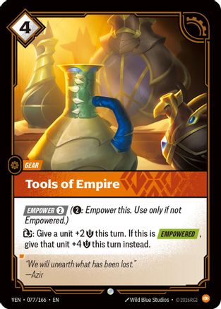 Image of Tools of Empire (077/166) - Vendetta Foil