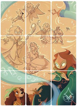Image of Archazia's Island Puzzle Insert (Set of 9) (Version 2 of 2)  - Archazias Island