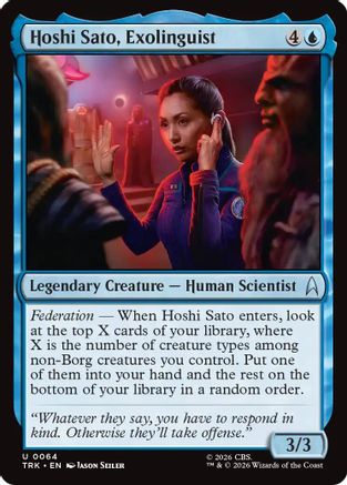 Image of Hoshi Sato, Exolinguist (TRK-064) - Star Trek