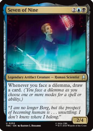 Image of Seven of Nine (TRK-252) - Star Trek Foil