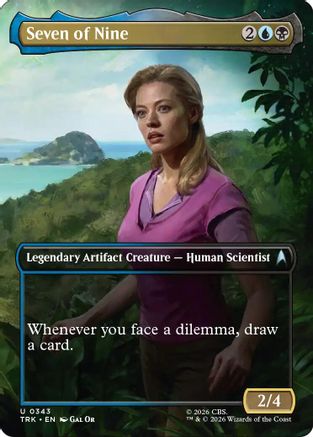 Image of Seven of Nine (Borderless) (TRK-343) - Star Trek