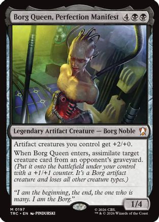 Image of Borg Queen, Perfection Manifest (TRC-197) - Commander: Star Trek