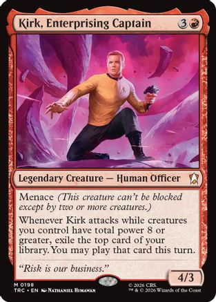 Image of Kirk, Enterprising Captain (TRC-198) - Commander: Star Trek