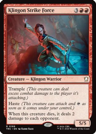 Image of Klingon Strike Force (TRC-199) - Commander: Star Trek