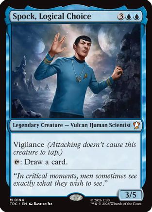 Image of Spock, Logical Choice (TRC-194) - Commander: Star Trek