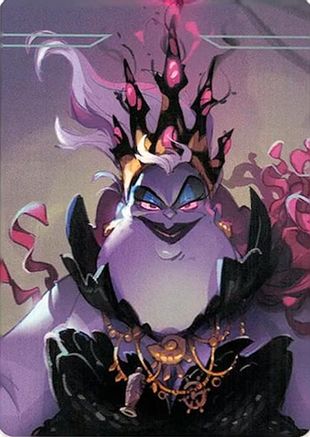 Image of Ursula - Sea Witch Queen Puzzle Insert (Top Middle)  - Ursulas Return