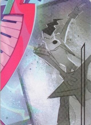 Image of Powerline - World's Greatest Rock Star Puzzle Insert (Middle Right)  - Fabled