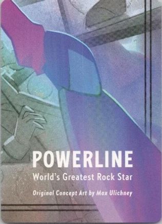 Image of Powerline - World's Greatest Rock Star Puzzle Insert (Bottom Right)  - Fabled