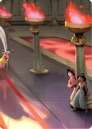 Image of Reign of Jafar Puzzle Insert (Version 1 of 2) (Bottom Right)  - Reign of Jafar