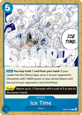 Image of Ice Time (EB04-028) - Starter Deck 33: BLUE Kuzan