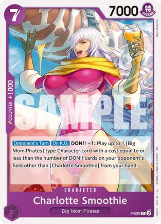 Image of Charlotte Smoothie (P-090) - Starter Deck 34: PURPLE Charlotte Katakuri