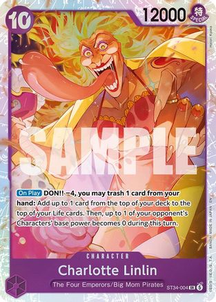 Image of Charlotte Linlin (ST34-004) - Starter Deck 34: PURPLE Charlotte Katakuri Foil