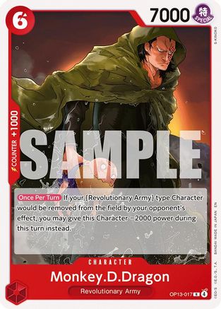 Image of Monkey.D.Dragon (OP13-017) - Starter Deck 35: RED/BLACK Sabo