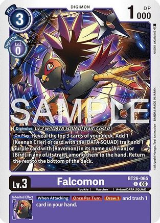 Image of Falcomon (BT26-065) - Timeless Bonds