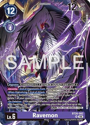 Image of Ravemon (BT26-082) - Timeless Bonds Foil
