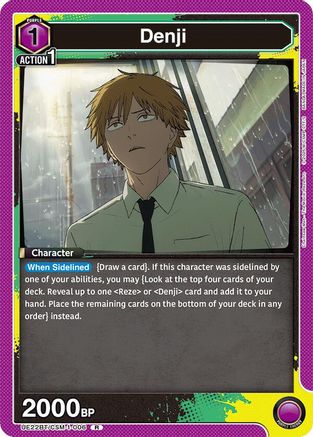 Image of Denji (006) (UE22BT/CSM-1-006) - UE22BT CHAINSAW MAN Foil