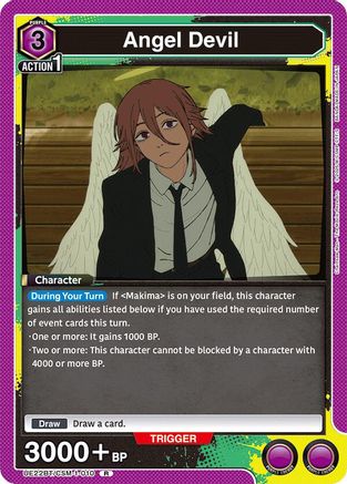 Image of Angel Devil (010) (UE22BT/CSM-1-010) - UE22BT CHAINSAW MAN Foil