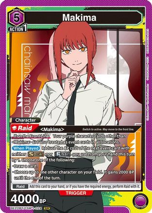 Image of Makima (024) (UE22BT/CSM-1-024) - UE22BT CHAINSAW MAN Foil