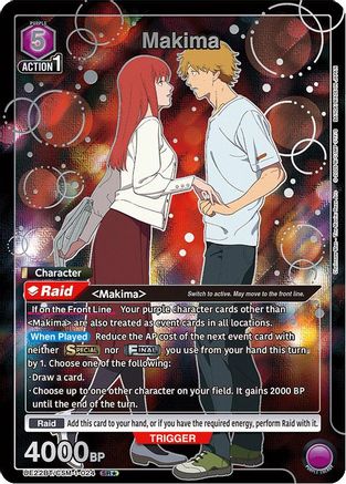 Image of Makima (024) (SR*) (UE22BT/CSM-1-024) - UE22BT CHAINSAW MAN Foil
