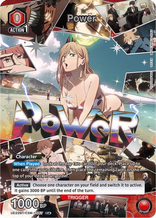 Image of Power (057) (C*) (UE22BT/CSM-1-057) - UE22BT CHAINSAW MAN Foil