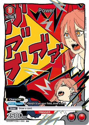 Image of Power (060) (R*) (UE22BT/CSM-1-060) - UE22BT CHAINSAW MAN Foil