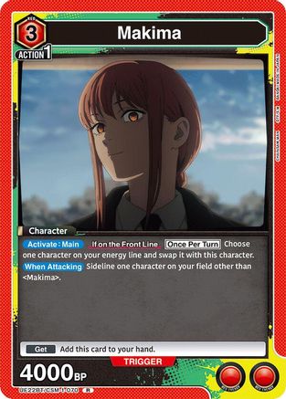 Image of Makima (070) (UE22BT/CSM-1-070) - UE22BT CHAINSAW MAN Foil