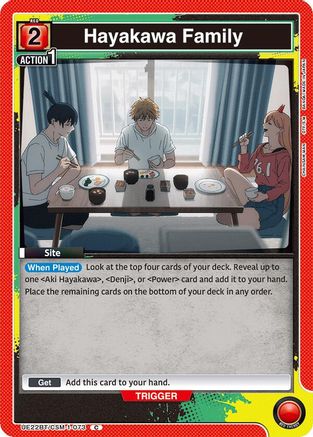Image of Hayakawa Family (UE22BT/CSM-1-073) - UE22BT CHAINSAW MAN