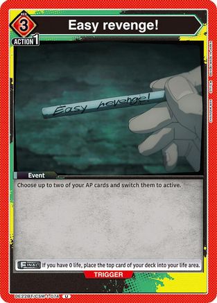 Image of Easy Revenge! (UE22BT/CSM-1-074) - UE22BT CHAINSAW MAN