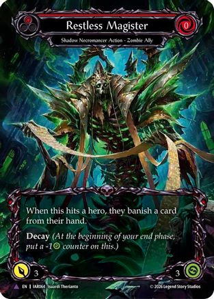 Image of Restless Magister (Marvel) (IAR064) - Usurp the Shadow Throne Cold Foil