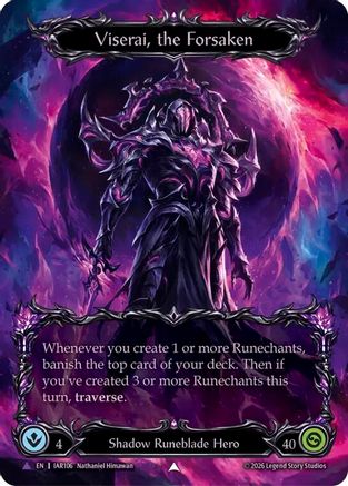 Image of Viserai, the Forsaken (Marvel) (IAR106) - Usurp the Shadow Throne Cold Foil